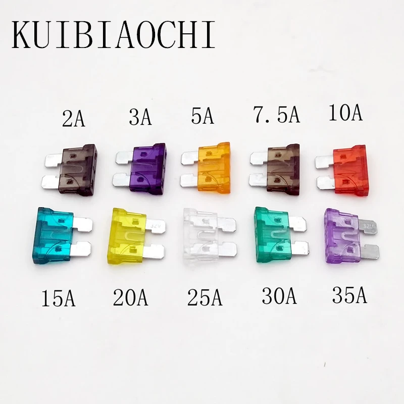 Предохранители с средним лезвием 50 шт./лот стандартный автомобильный