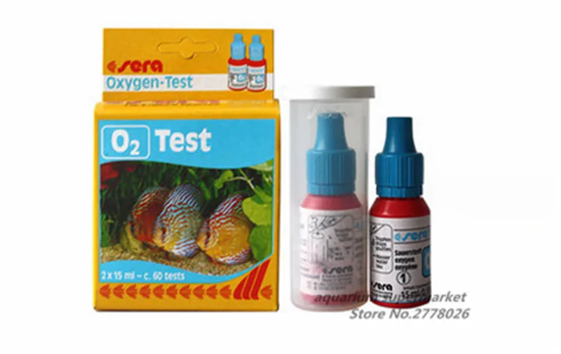 O2 HONGYI 1 шт. Тест-Комплект Sera Ca Cu кальция CL KH Mg NH4 NH3 аммиак NO2 нитрит NO3 нитрат PH PO4 O2 GH Fe резервуар для воды - Цвет: O2