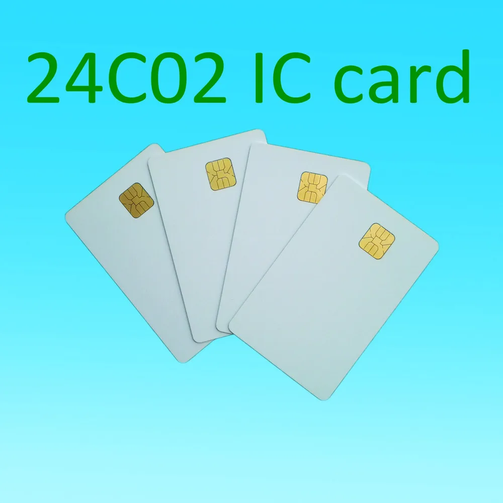 ATMEL 24C02 ISO 7816 Пластиковые Связаться IC карт Смарт 2k карты|card card|card labelcards galore |