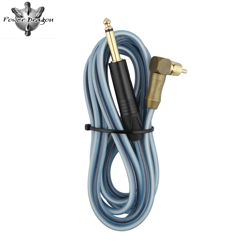 Мощность Дракон rca-кабель с зажимом Латунное соединение Мягкий Силиконовый гель