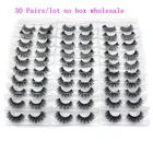 Mikiwi 30 парупак. 3D норковые ресницы с лотком без коробки ручной работы полная полоса ресниц норковые Накладные ресницы макияж ресницы