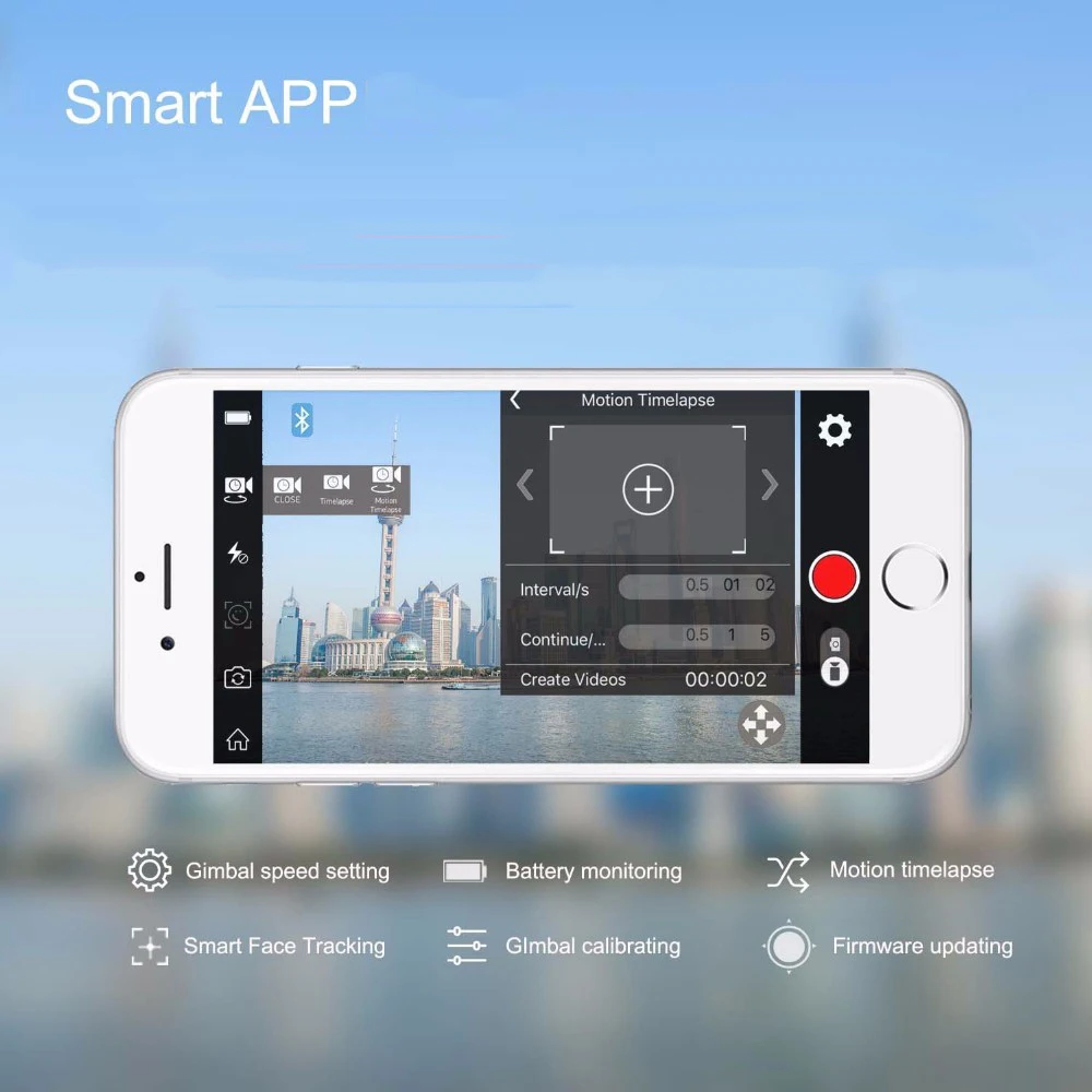 Ручной Стабилизатор для смартфона AIbird Uoplay 2 S 3 осевой шарнирный стабилизатор