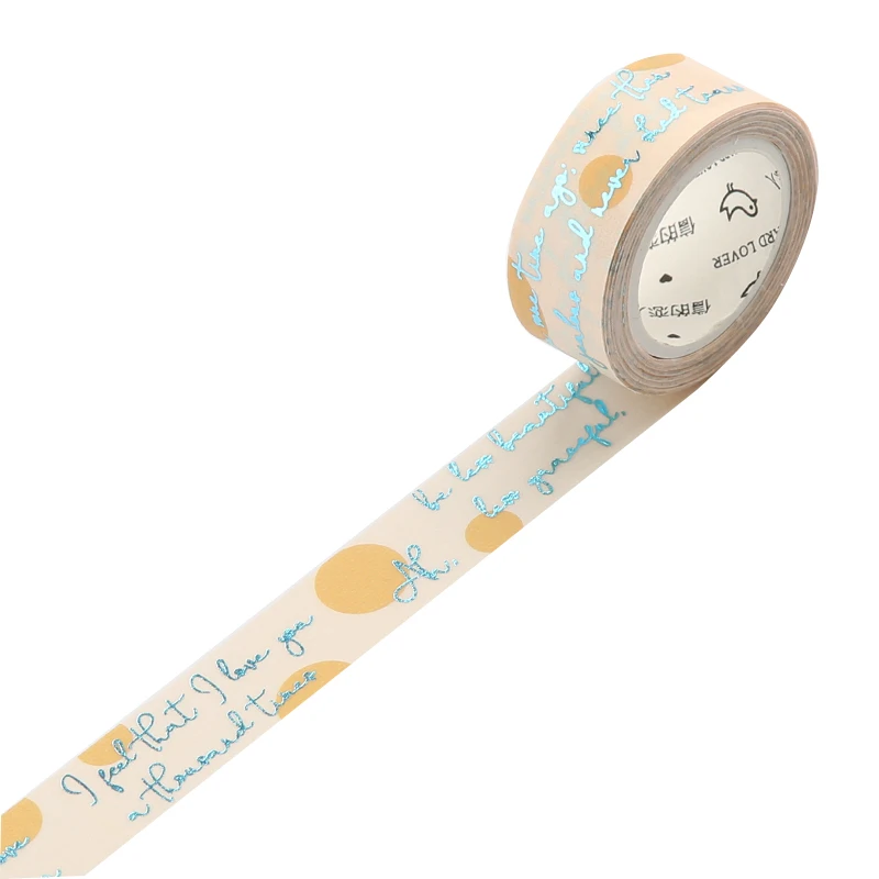 15 мм * 5 м креативная бронзовая васи лента розовая Золотая прозрачная