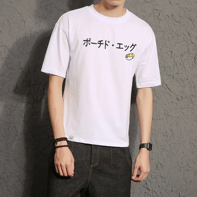 Однотонные мужские хлопок короткий рукав Фитнес Футболка Большой размер