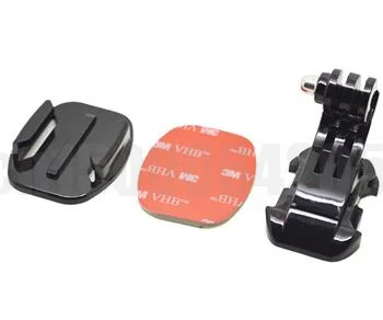 Крепление с изогнутой поверхностью 3 в 1 клейкой застежкой крюком м для Gopro hero 4