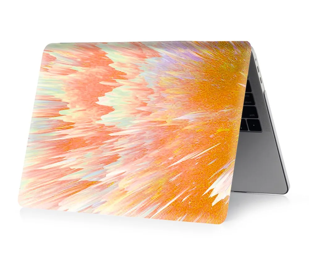 Цветной альбом для рисования чехол для Macbook Air 11 13 Pro retina 12 13 15 дюймов цвета сенсорная панель для New Pro 13 15 или New Air 13