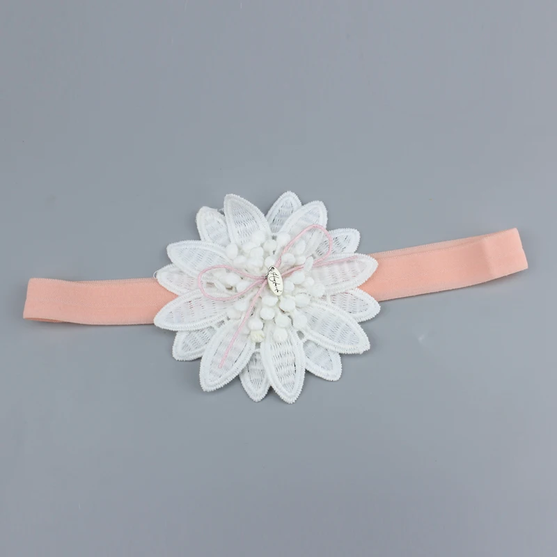 Повязка на голову DIY кружевное платье с цветочным рисунком ленты, резинки для волос галстук для новорожденных детей Женские аксессуары для волос Детская Обувь для девочек Головные уборы повязки