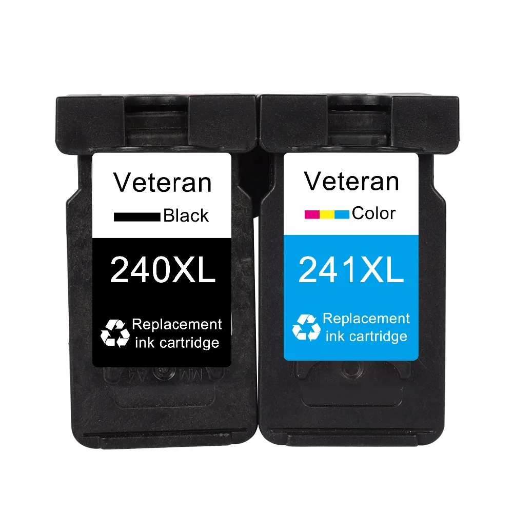 Veteran PG 240 CL 241 Ink Cartridge for Canon PG-240 CL-241 PG240 CL241 Pixma MX452 MX472 MX512 MX522 MG4220 MG4120 MG2220 | Компьютеры и