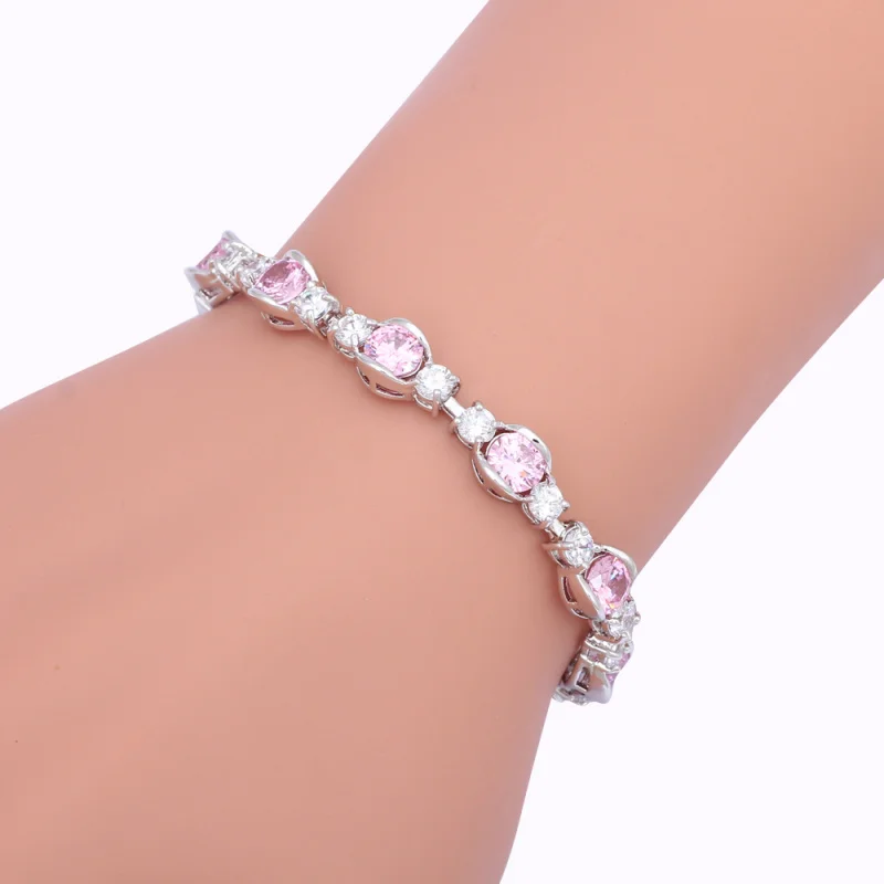 Женские браслеты с красными кристаллами TBS973A | Украшения и аксессуары