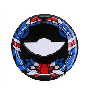 flower Для MINI COOPER R54 R55 R56 R60 R61 Clubman Countryman центр рулевого колеса 3D выделенный автомобильный стикер наклейка крышка аксессуары - Название цвета: flower