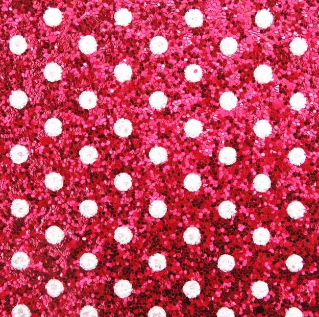 Rose 20 см* 34 см блестящая ткань в горошек простыни из искусственной кожи для бантов украшения ручной работы материалы Сумка Обувь Аксессуары - Цвет: Rose