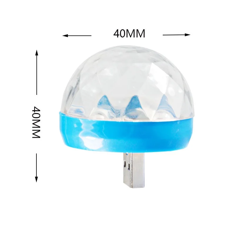 Мини usb led сценический свет музыкальный звук датчик Грибная Вечеринка