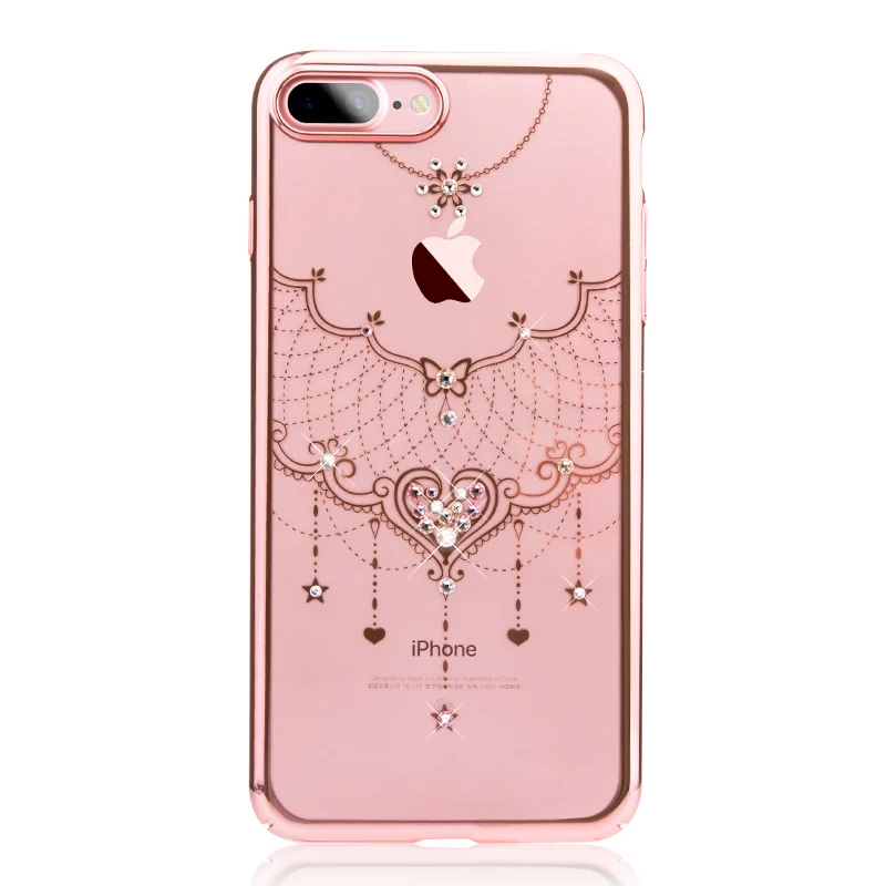 KINGXBAR Case for iPhone 7 Cases Crystals from Swarovski X with Rhinestones Cover 8 Plus Strass |