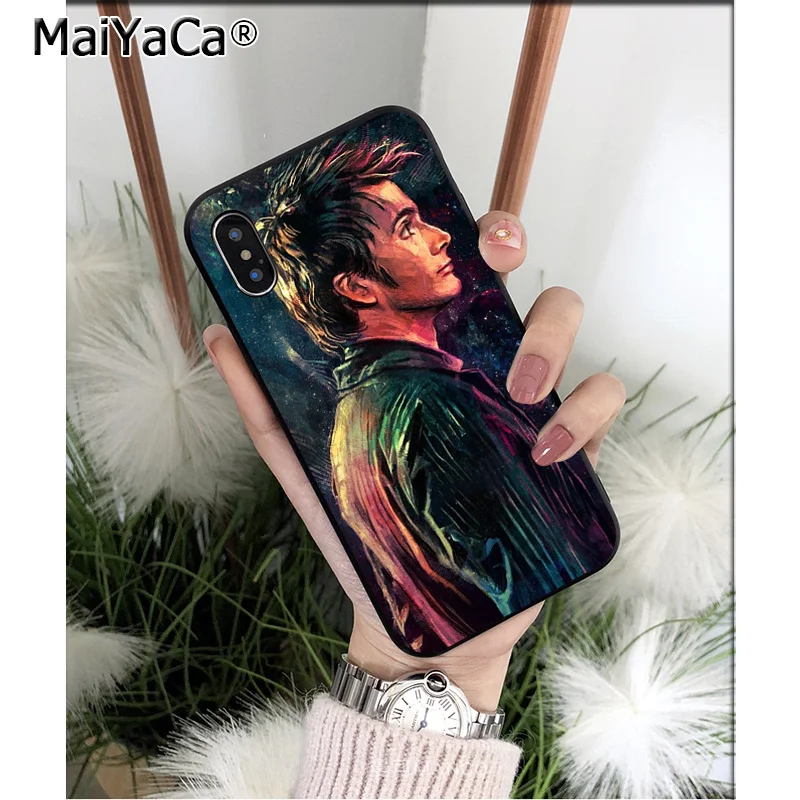 MaiYaCa Doctor who Art Tardis Box TPU Мягкий силиконовый чехол для телефона Apple iPhone 8 7 6 6S Plus X XS MAX 5 5S