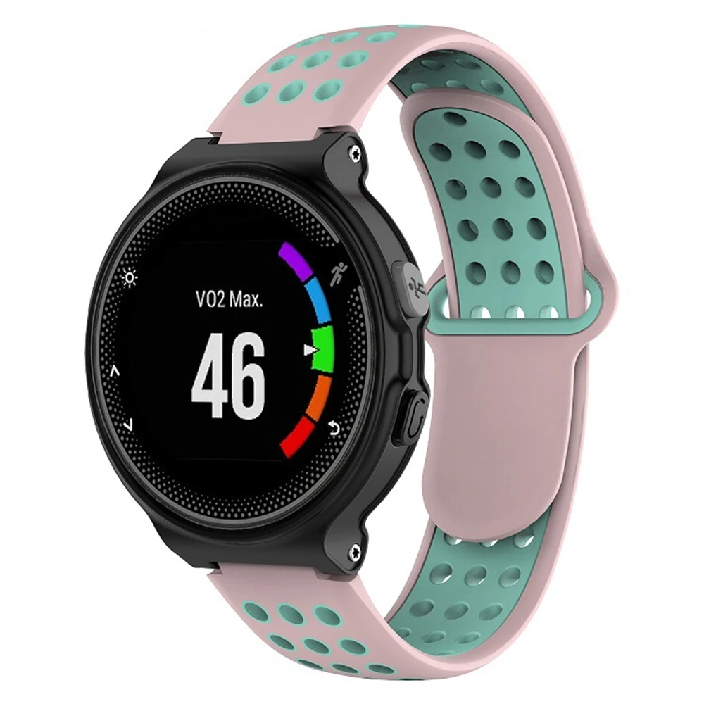Сменный ремешок для наручных часов Garmin Forerunner 220 230 235 630 620 735 подход S20 S5 S6 часы спортивного стиля с Фитнес ремешок для наручных часов