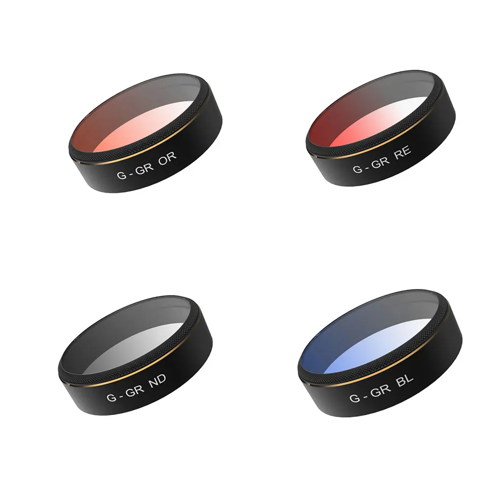 PGYTECH DJI phantom 4 Pro Accessories Lens Filters gradual color Orange Blue Red Gray HD Filter Drone gimbal RC Quadcopter | Электроника