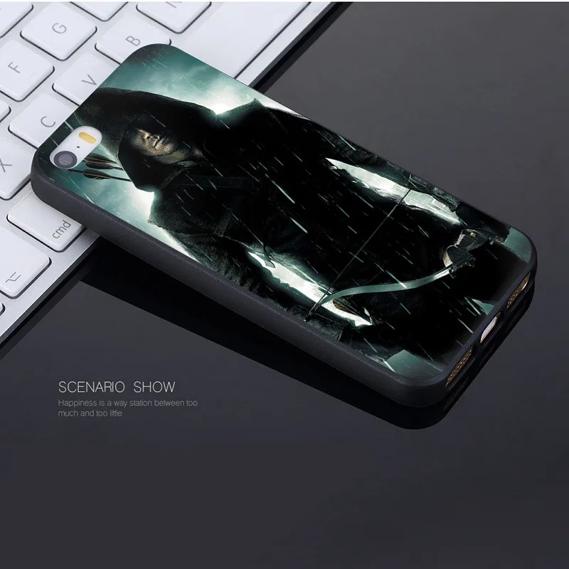 MaiYaCa Зеленая Стрела человек фильм Coque чехол для телефона iphone 11 Pro XR XS Max 8 7 6 6S Plus X 5 5S SE - Цвет: 7