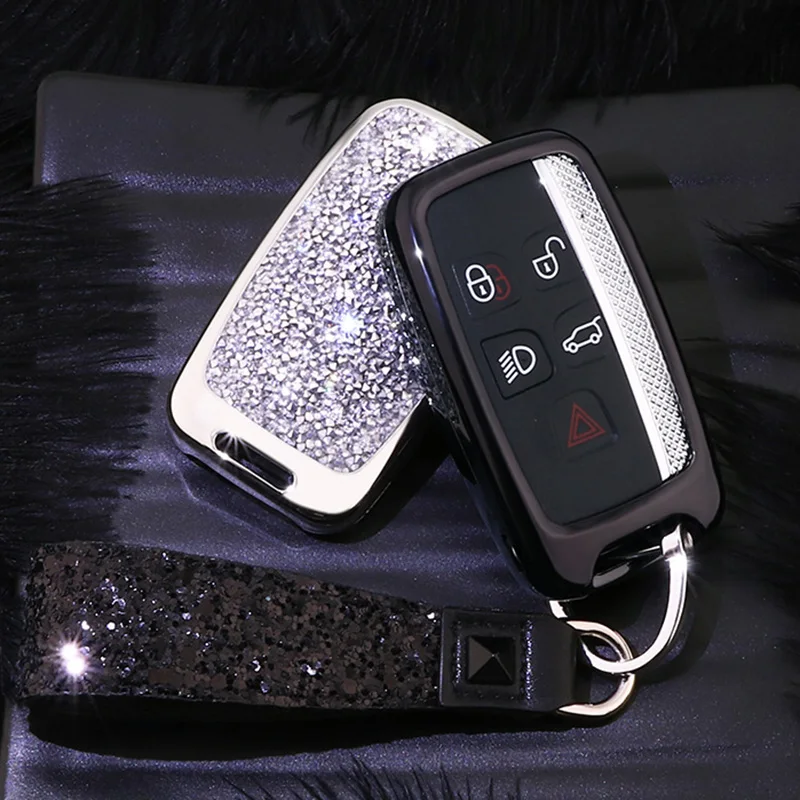 Прозрачный чехол для автомобильного ключа Land Rover Range Sport Evoque Freelander Jaguar защитный