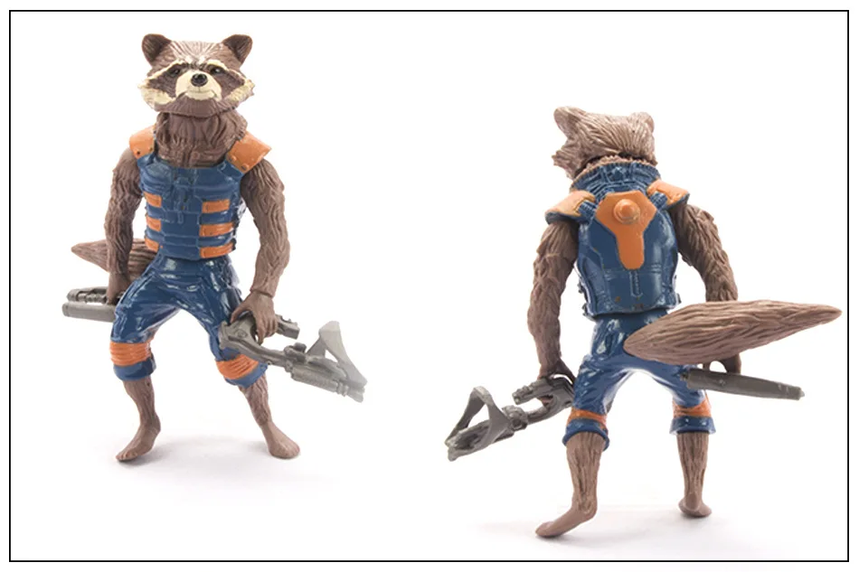 5 шт. Набор фигурок Marvel Guardians of the Galaxy, Звездный Владыка гамора, ракета, енот, Дракс, разрушитель, детский Грут, фигурки, игрушка
