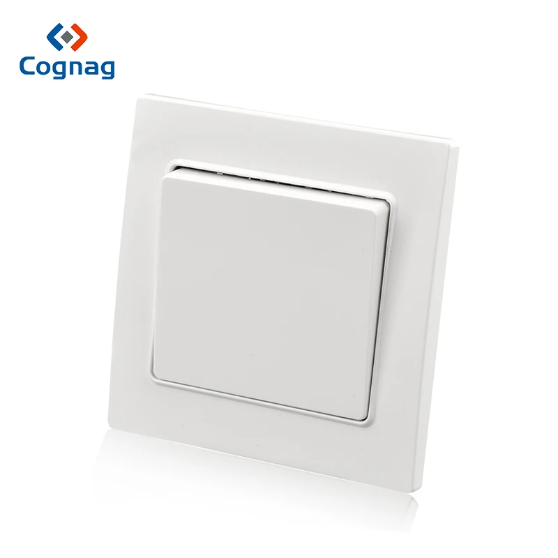 Cognag белая пластмассовая пластина без винтов 1 позиционный настенный светильник