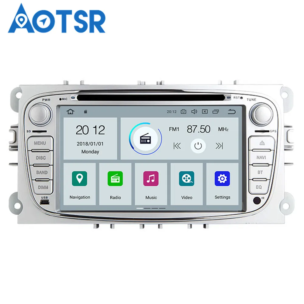 Android 9 0 Octa 8 Core 4 Гб + 32 ГБ Автомобильный DVD Плеер GPS Navi для Ford Mondeo S MAX Connect FOCUS 2 2008 2011