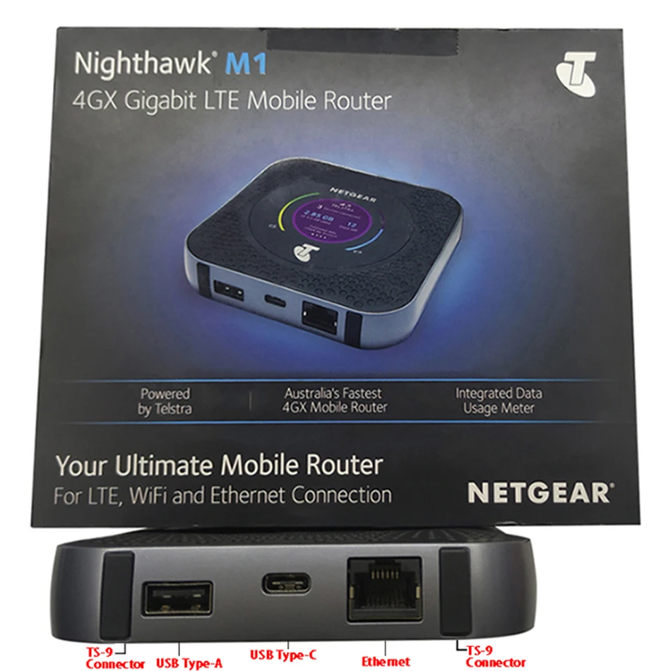 Разблокированный Netgear Nighthawk M1 4G 150 Мбит/с беспроводной WiFi маршрутизатор с антенной