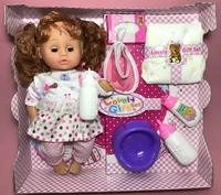 funny simulation 32cm blink eye drink water to the toilet and can speak model soft reborn baby dolls girl gift