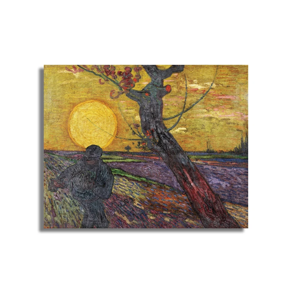 The Sower by Vincent Van Gogh плакаты и печать холст живопись каллиграфия настенные картины