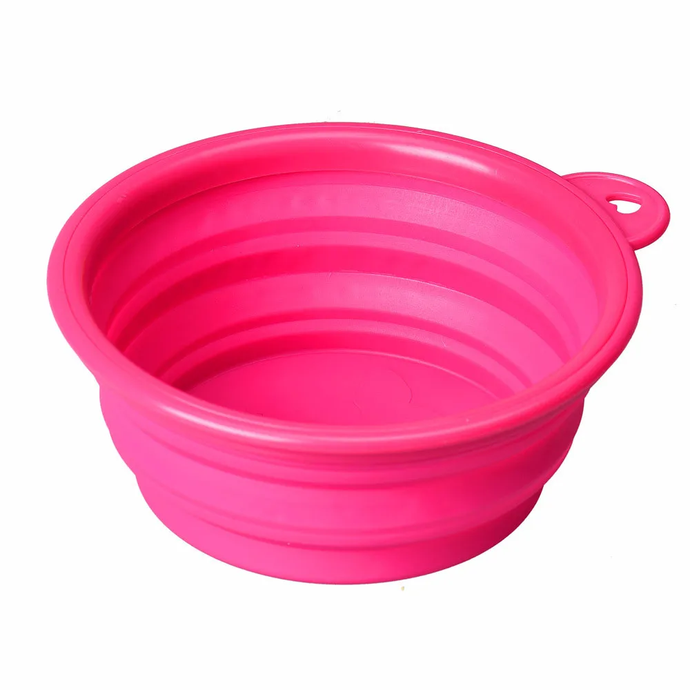 Силиконовая складная миска для кормления собак и кошек Aug8|pet silicone|water dishfeeding bowl |