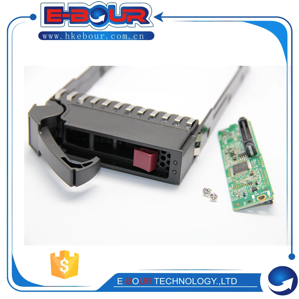 5 шт./лот для HP 3 ''MSA2012 MSA2000 SAS HDD Caddy кронштейн с SATA FC разъемом адаптер P/N 79 00000523