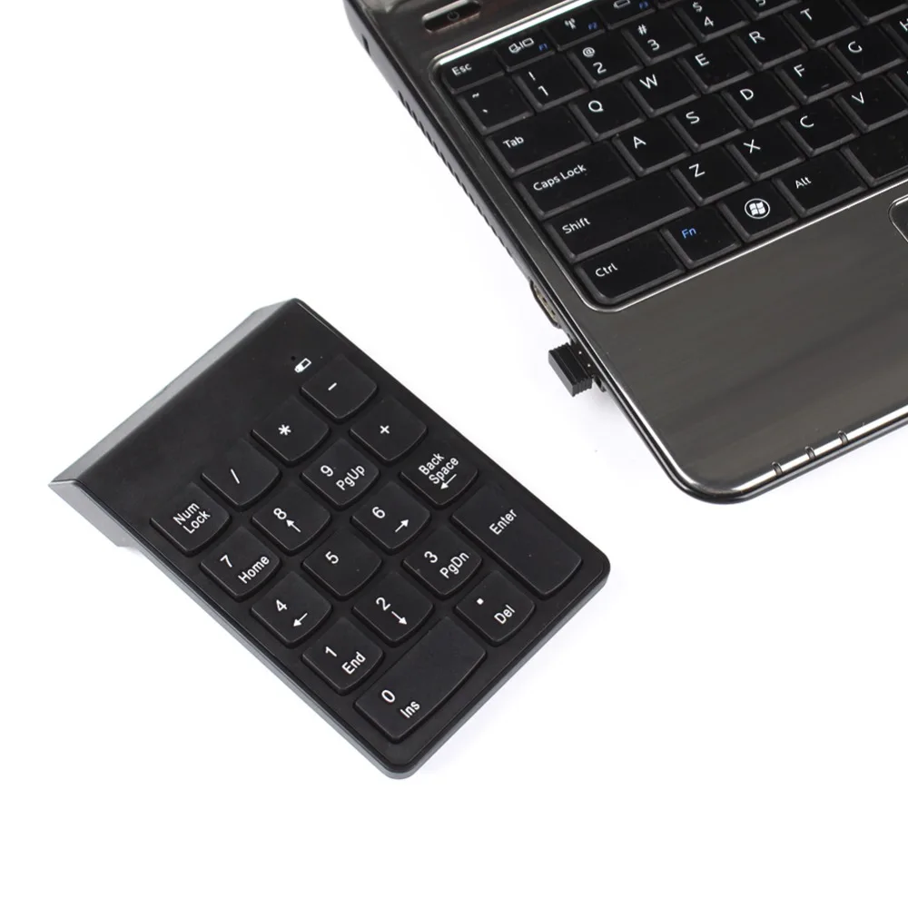 2 4G Беспроводная USB Цифровая Клавиатура Mini Numpad 18 клавиш цифровая клавиатура Для