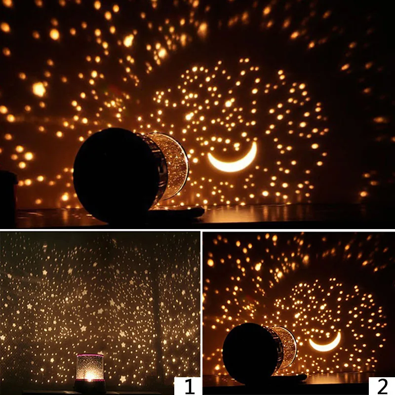 Звезды Звездное небо светодиодный Ночной Светильник проектор Luminaria Moon Новинка