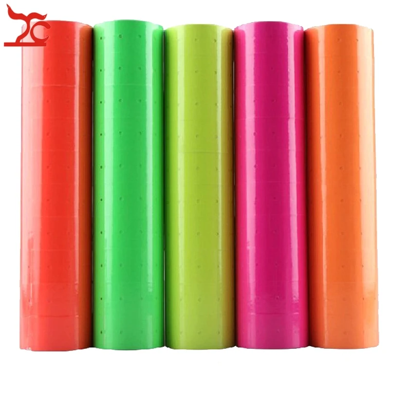 Оптовая продажа 10 рулонов стандартная цена ярлык для пистолета 5000 шт. клейкий