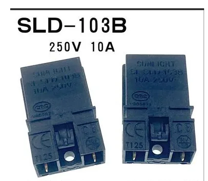 2 шт./лот SLD-103B 10 А 250 В T125 термоэлектрические фитинги для чайника переключатель