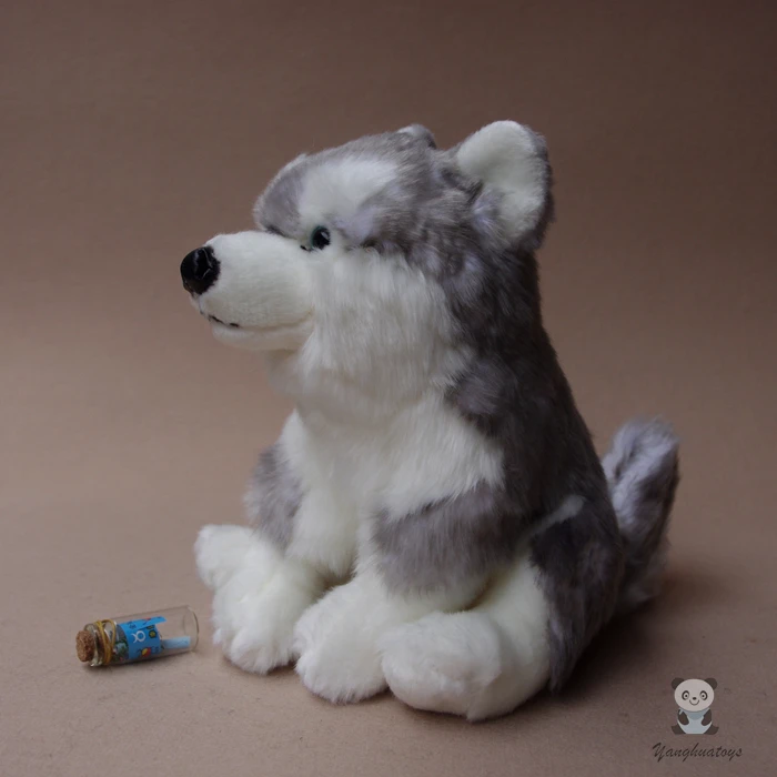 Precio Animal Relleno Juguete Simulación Husky De Peluche Juguetes Para Niños Regalos Almohada Huskies Muñecas
