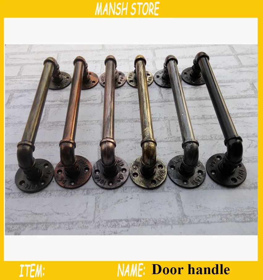 

60cm Length Pipe Door Handle Creative Industry Style Door Handle Free Shipping