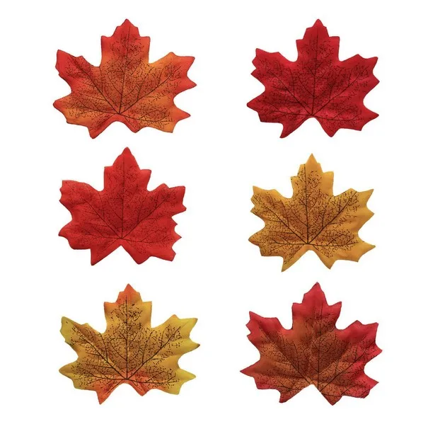 50 шт. разноцветные искусственные кленовые листья|fall leaves|artificial maple leavesmaple leaf |