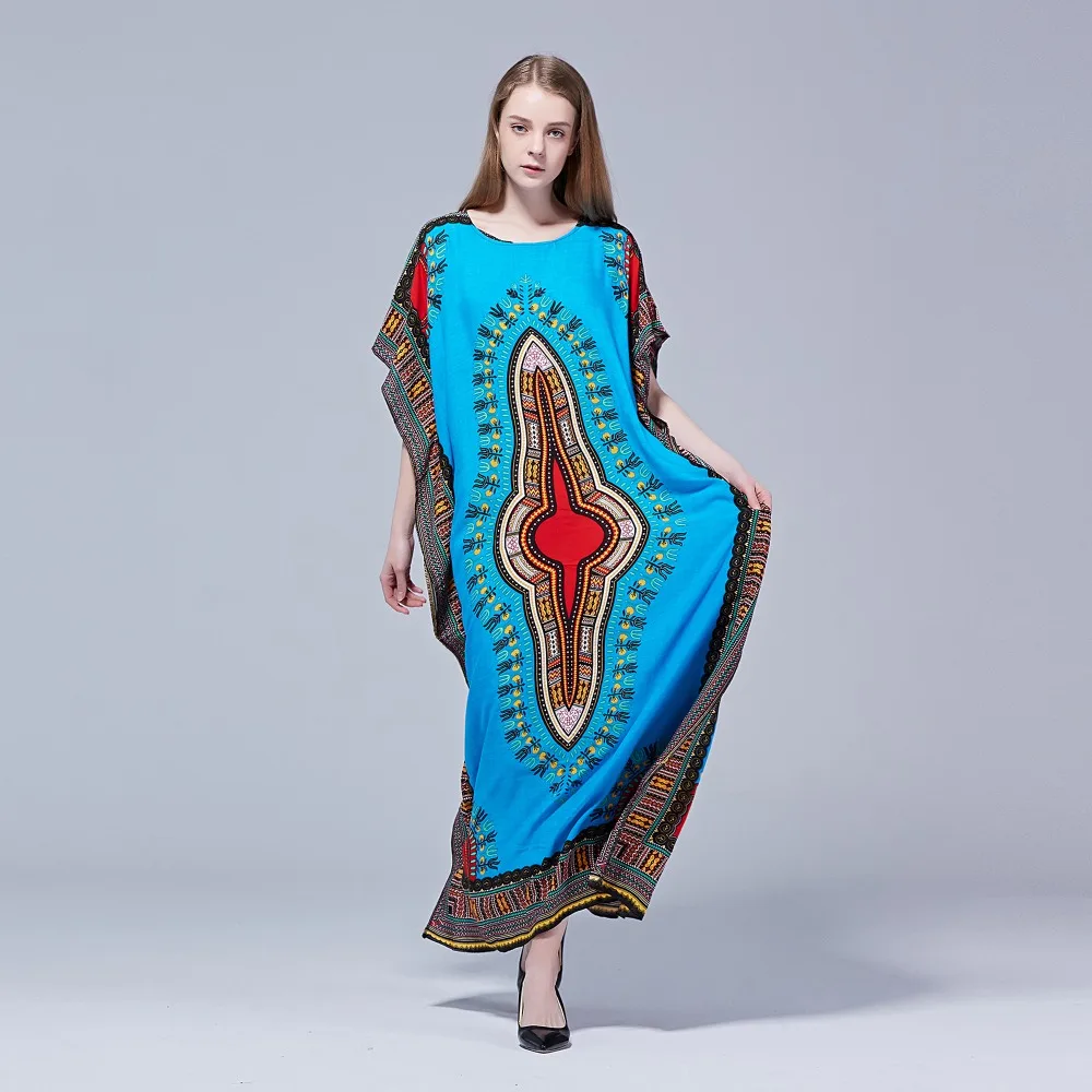 Dashikiage женская футболка свободного кроя в винтажном стиле С Африканским принтом