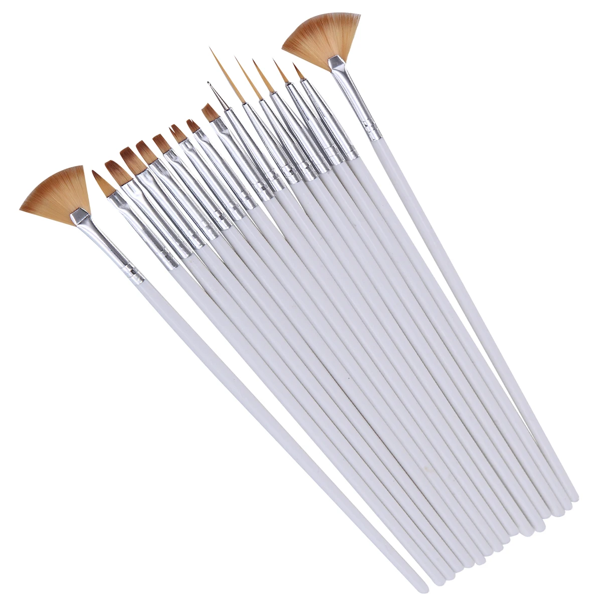 Monja 16 шт./компл. дизайн ногтей полосы линий лайнер живопись кисти акриловый жидкий