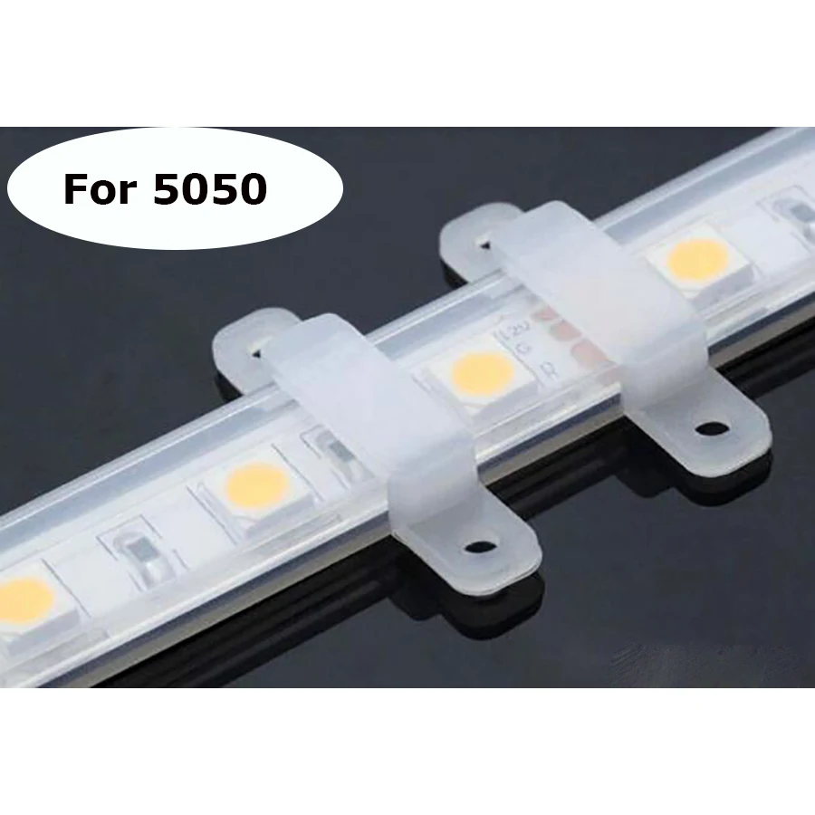 Пластиковый зажим для проводов 10 шт./лот кабелей держатель светодиодных лент 3528