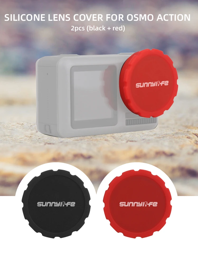 

Sunnylife Sport Camera Silicone Cover Lens Protective Case Protection Cover for Osmo Action Camera Accessories