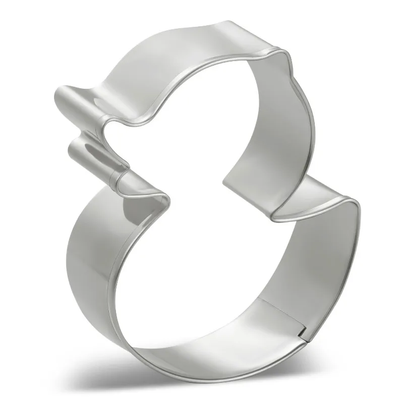 

KENIAO Duck Cookie Cutter for Birthday Party - 6.6 x 7.5 CM - Baby Shower Biscuit Fondant Bread Sandwich Mold - Stainless Steel