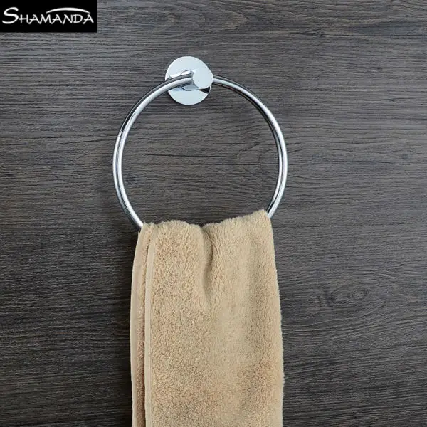 Новинка бесплатная доставка Твердый латунный ХРОМ круглый держатель для