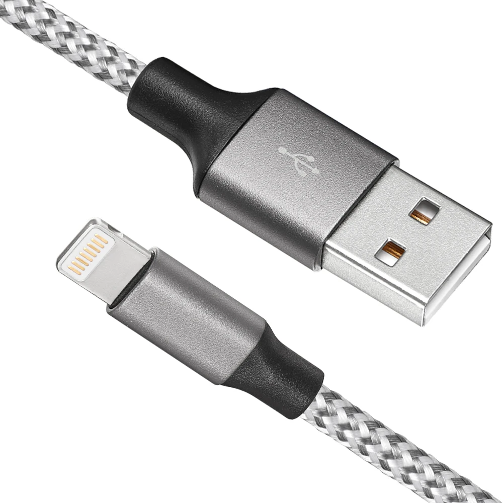 ESuky 2.4A кабель для быстрой зарядки для iPhone Xs max Xr X 8 7 6 Plus 6s 5s Plus iPad мини-usb-кабели зарядное устройство для мобильного телефона