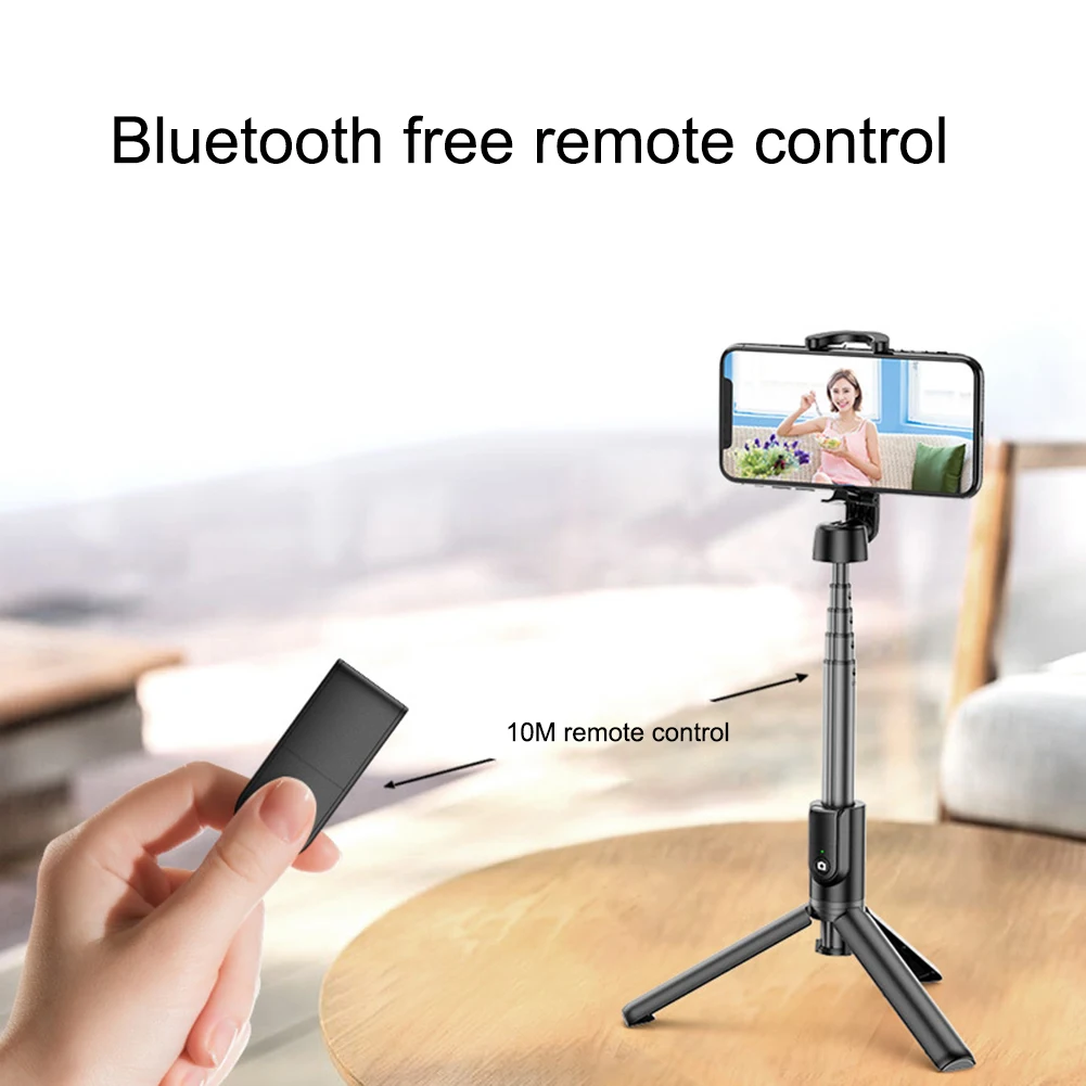 Портативная мини селфи-Палка с дистанционным управлением и Bluetooth, выдвижной беспроводной держатель для телефона со штативом, складная и расширяемая