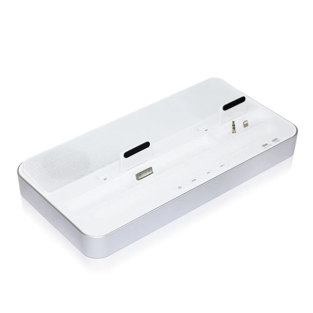 IPEGA Многофункциональный Зарядное Док-Станции Стенд Стерео Динамик Для iPhone 4 4S 5S 6