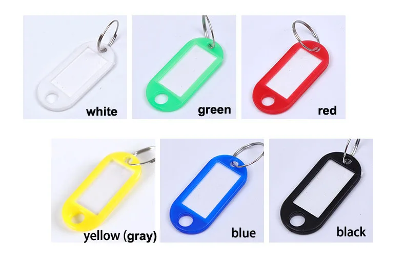 Anti-lost Key Card Number Plate Car Keychain Pendant Write Name Letter Phone Keyring Chain Decoration | Украшения и аксессуары - Фото №1