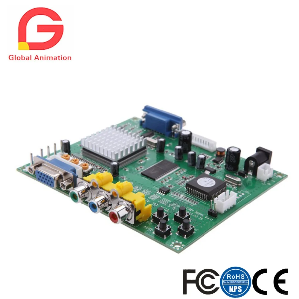 Оригинальный 1 канальный релейный модуль GBS8200 плата CGA/EGA/YUV/RGB для VGA аркадная игра