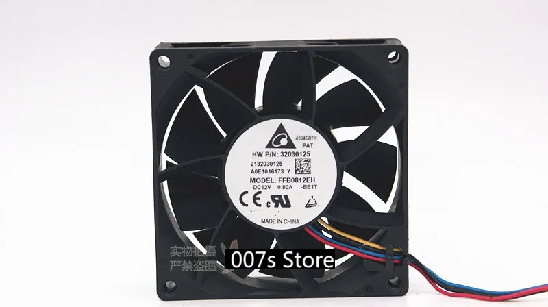 Новый вентилятор охлаждения радиатора для DELTA FFB0812EH 8025 DC 12V 0.8A 8cm PWM 80*80*25 мм 5900