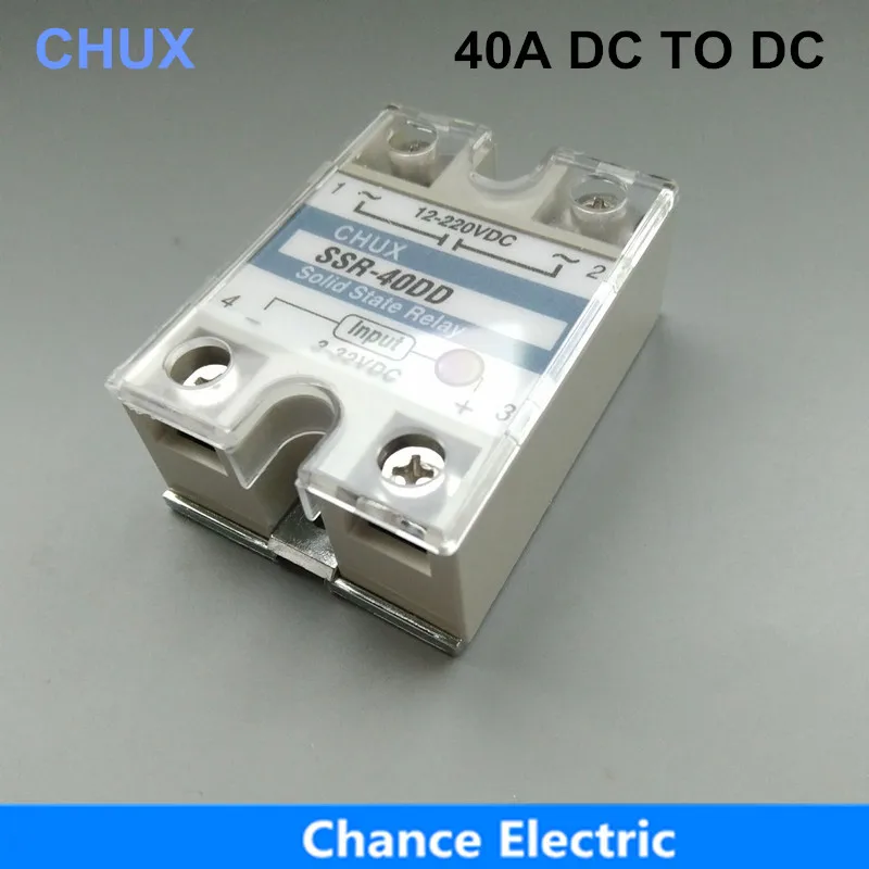Однофазное твердотельное реле SSR 40A DC В 3 32VDC 220v белое корпус 40DD|ssr 40a|ssr 40ddsolid state relay